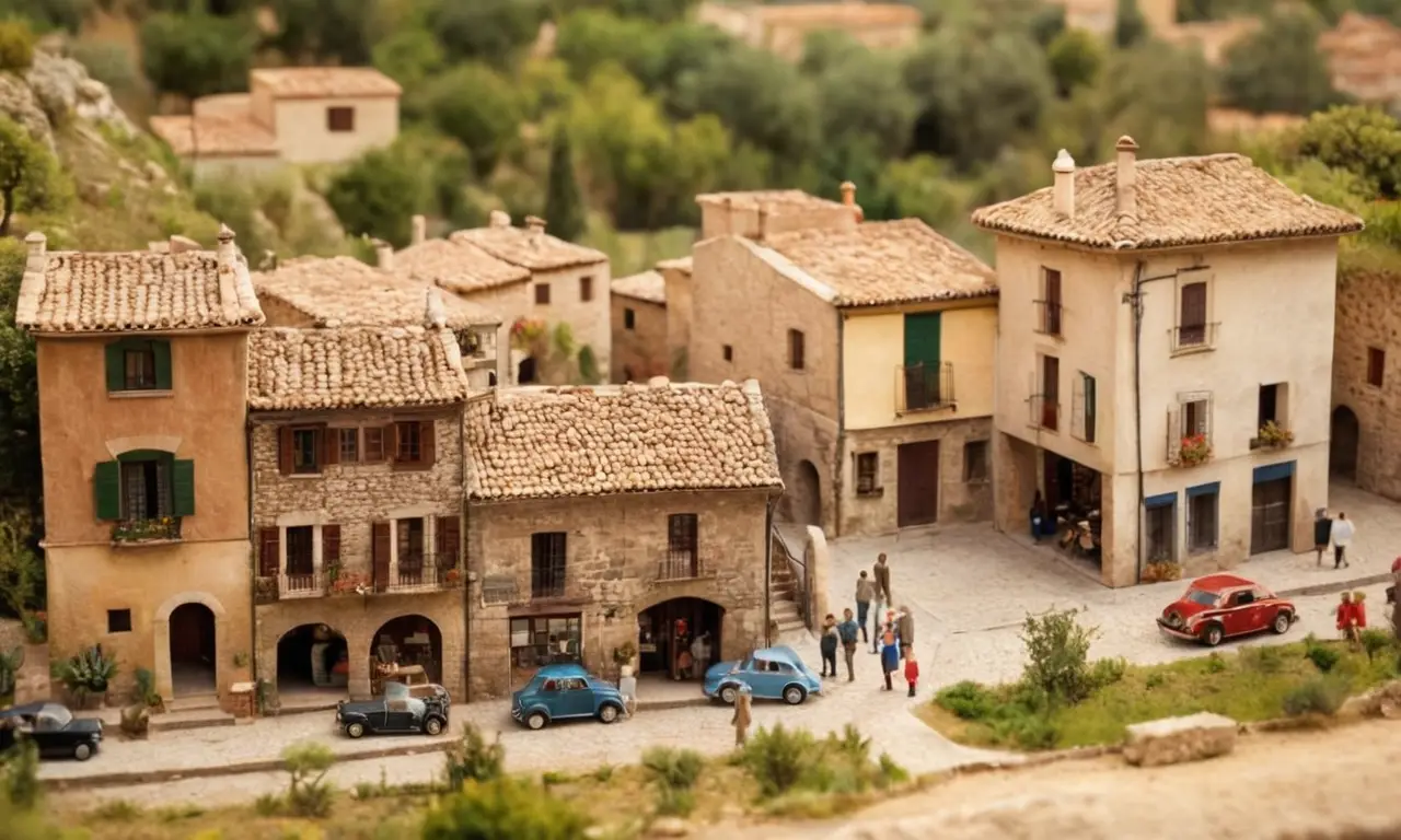 Es un paisaje español encantador