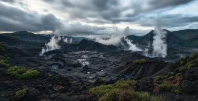 Paisaje volcánico ourenseño