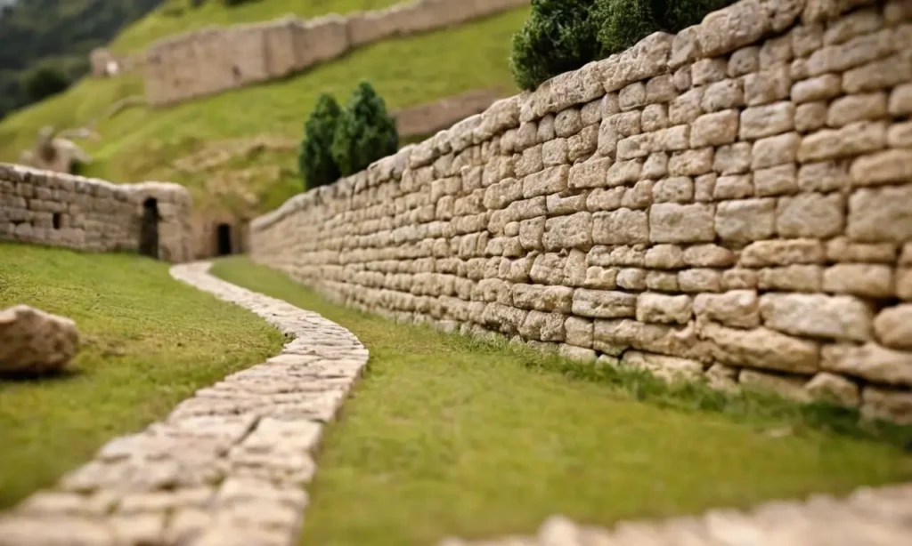 Muralla romana: diseño cautivador y maravilla antigua