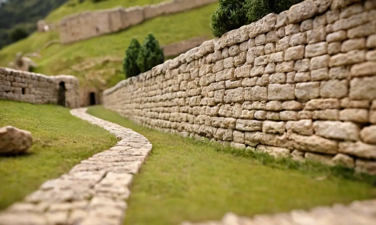 Muralla romana: diseño cautivador y maravilla antigua