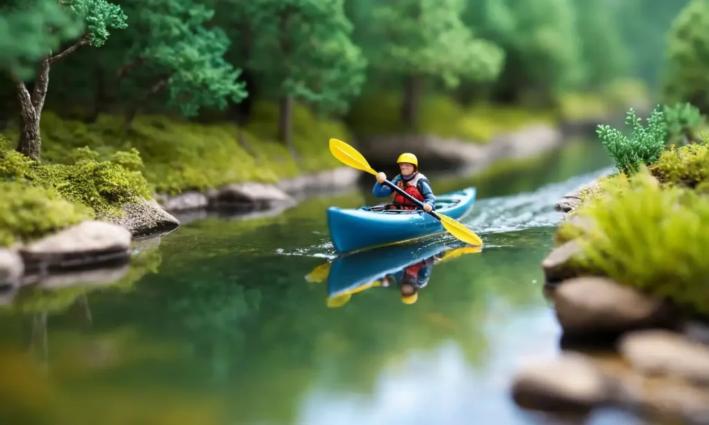 Paseos en kayak escénicos con paisajes fluviales vibrantes