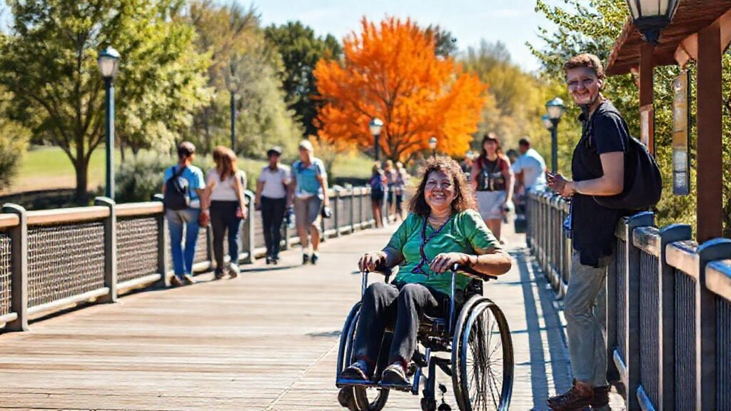 Un parque accesible y acogedor para todos