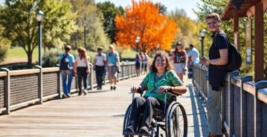Un parque accesible y acogedor para todos