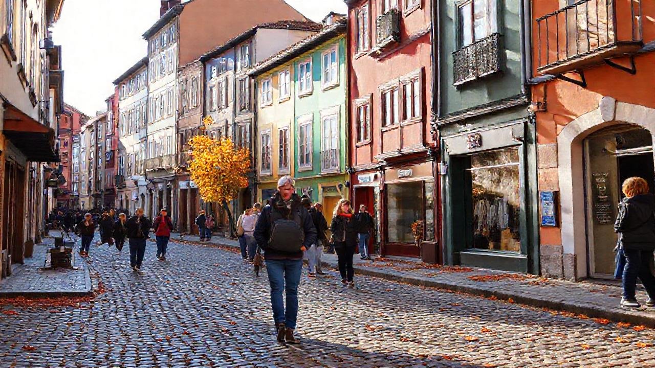 Pontevedra, España, cautiva con su encanto otoñal