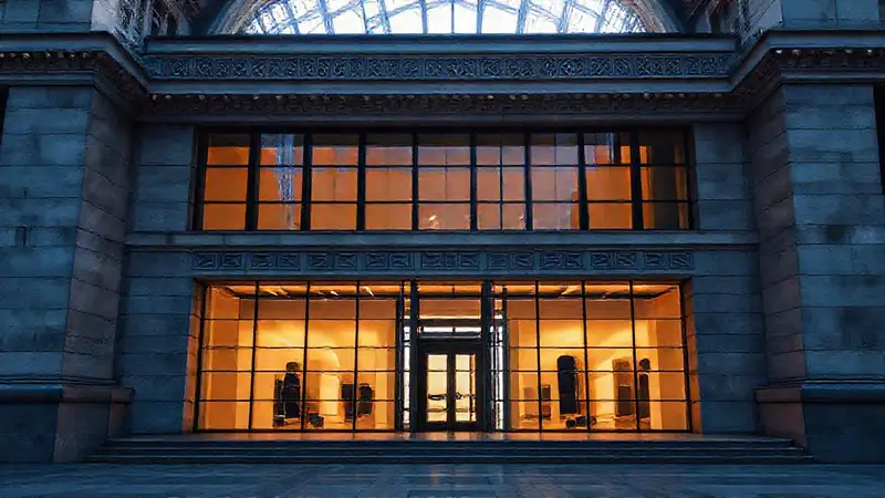 El museo moderno invita con calma