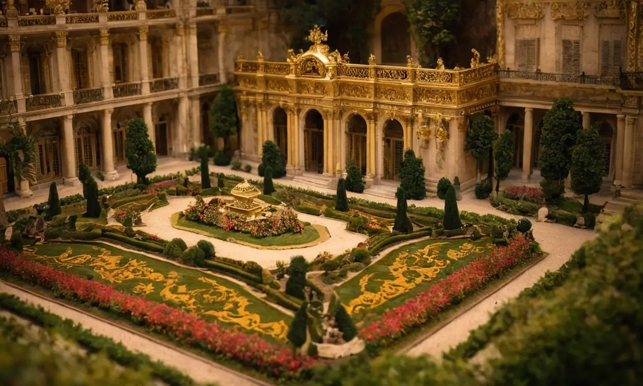 Es un Versailles gallego lujoso y detallado