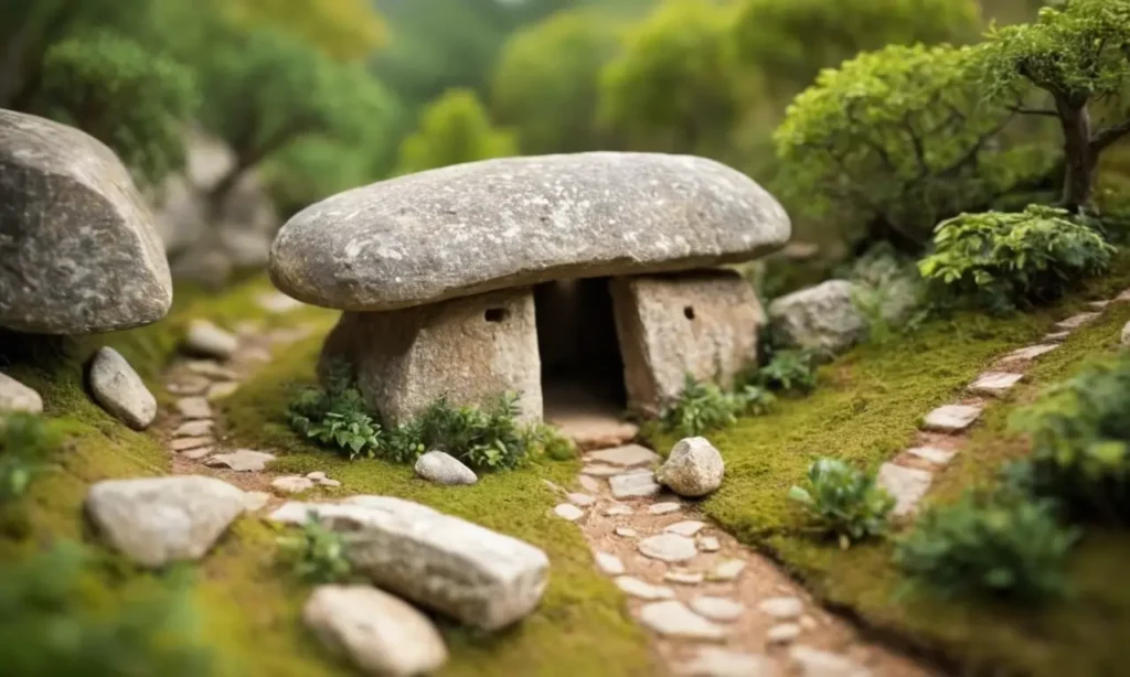 Papel pintado muestra dolmens