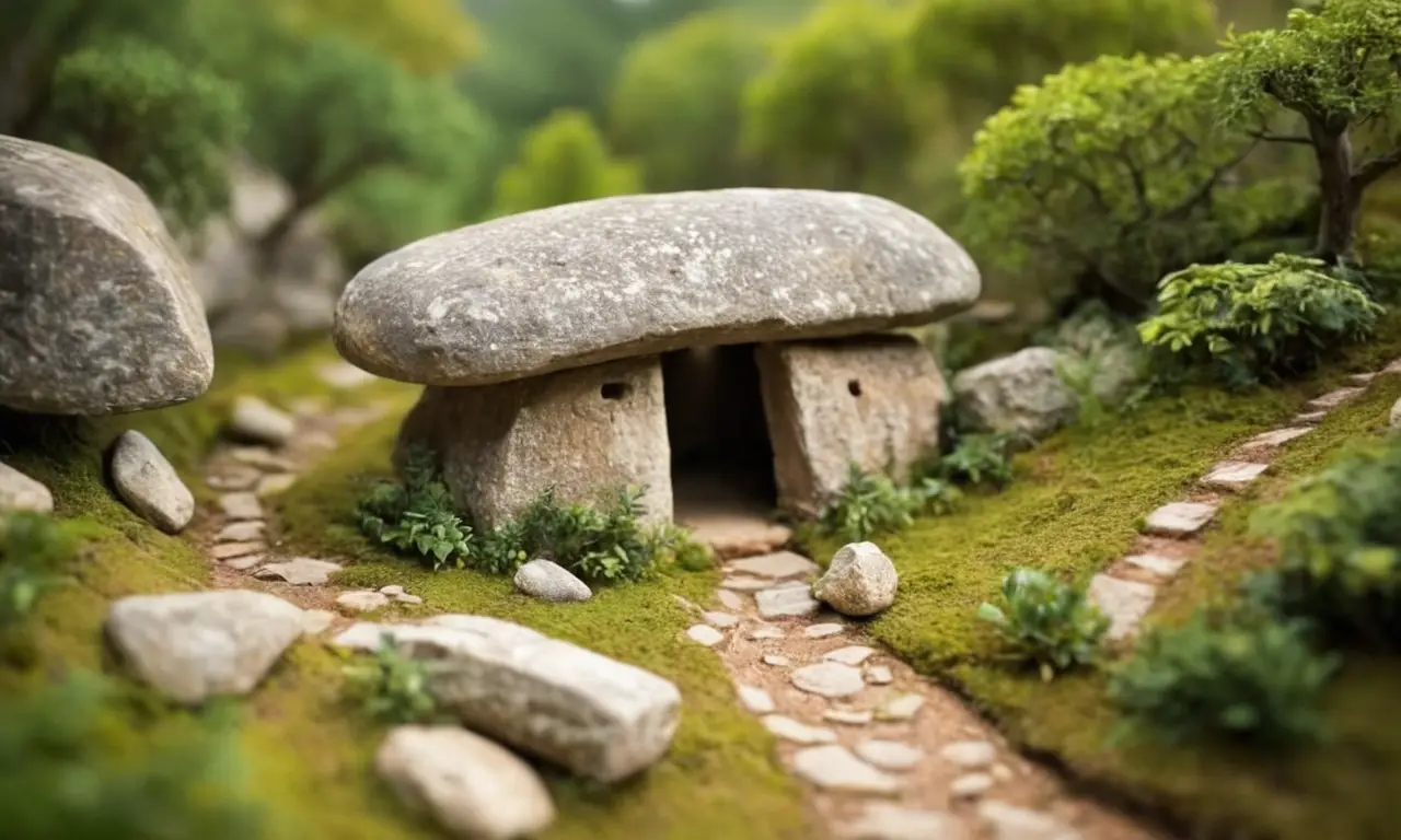 Papel pintado muestra dolmens