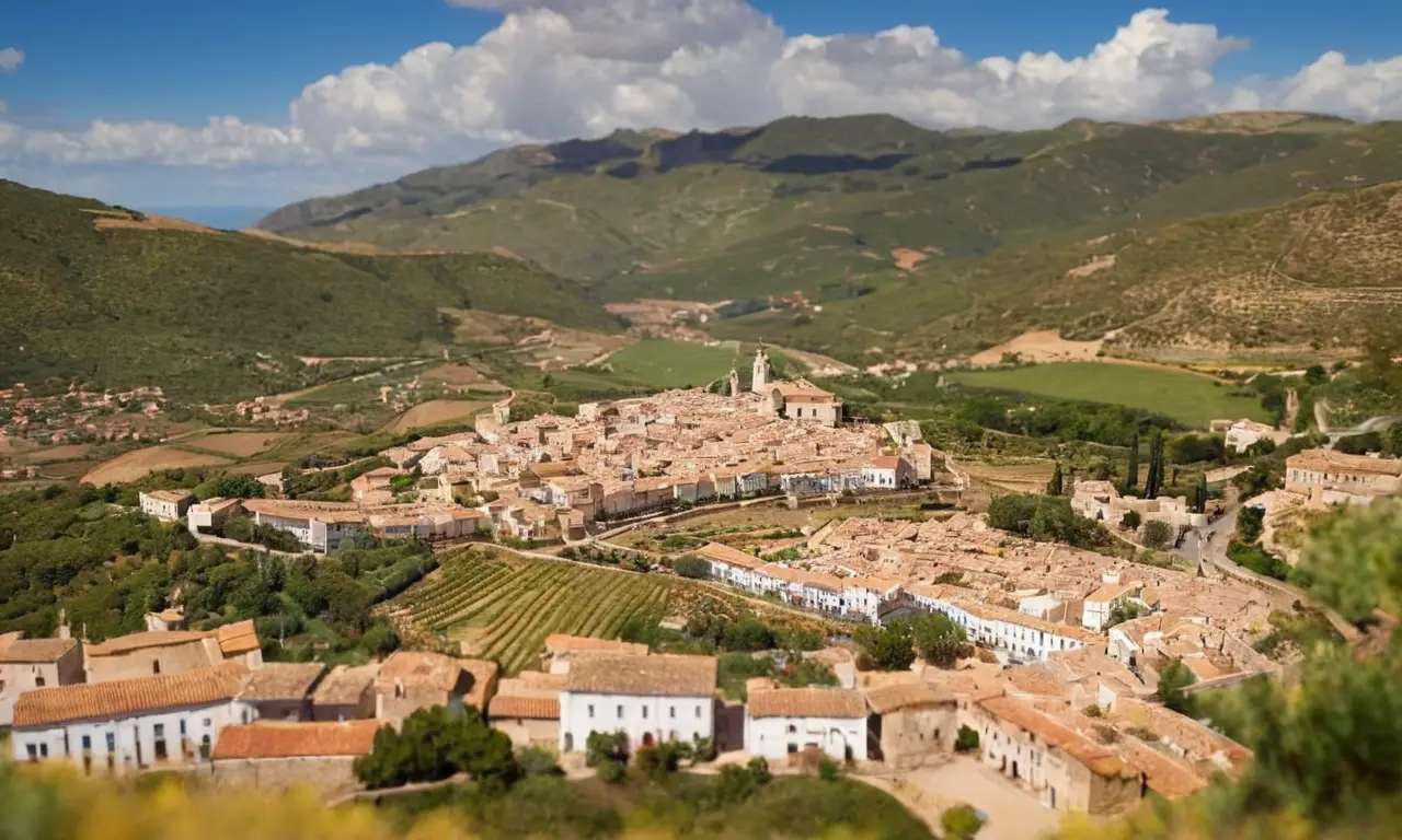 El papel tapiz muestra paisajes españoles y una guía completa