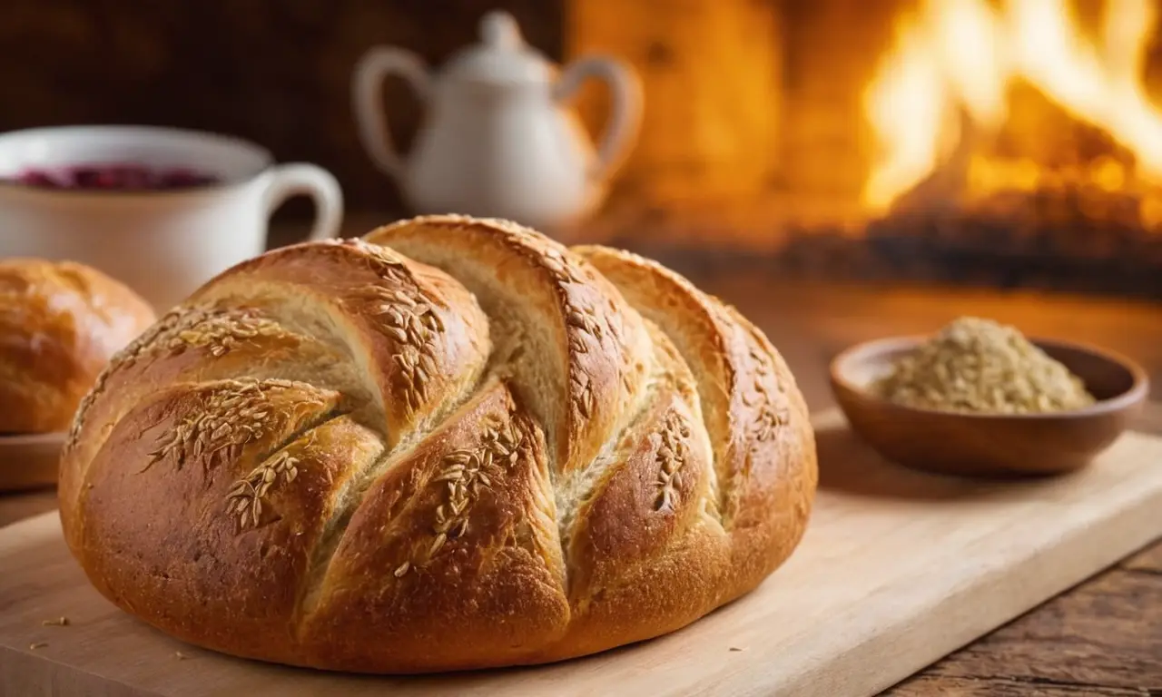 Muestra un pan rústico perfecto