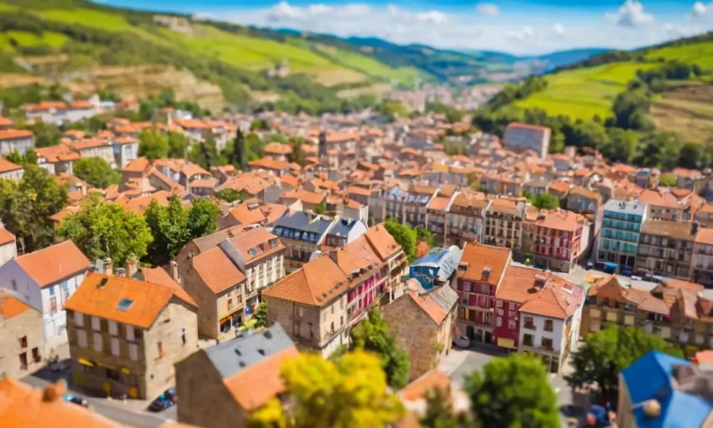 Es una imagen alegre y colorida de Ourense