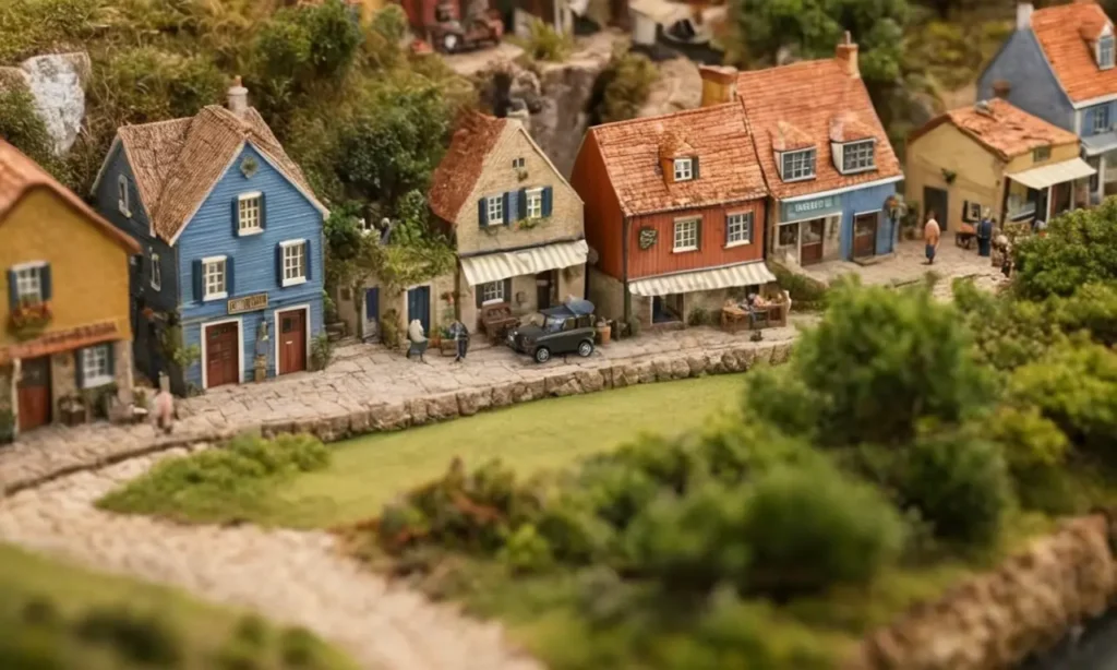 Paneles ricos revelan caminos ocultos y escenas costeras encantadoras