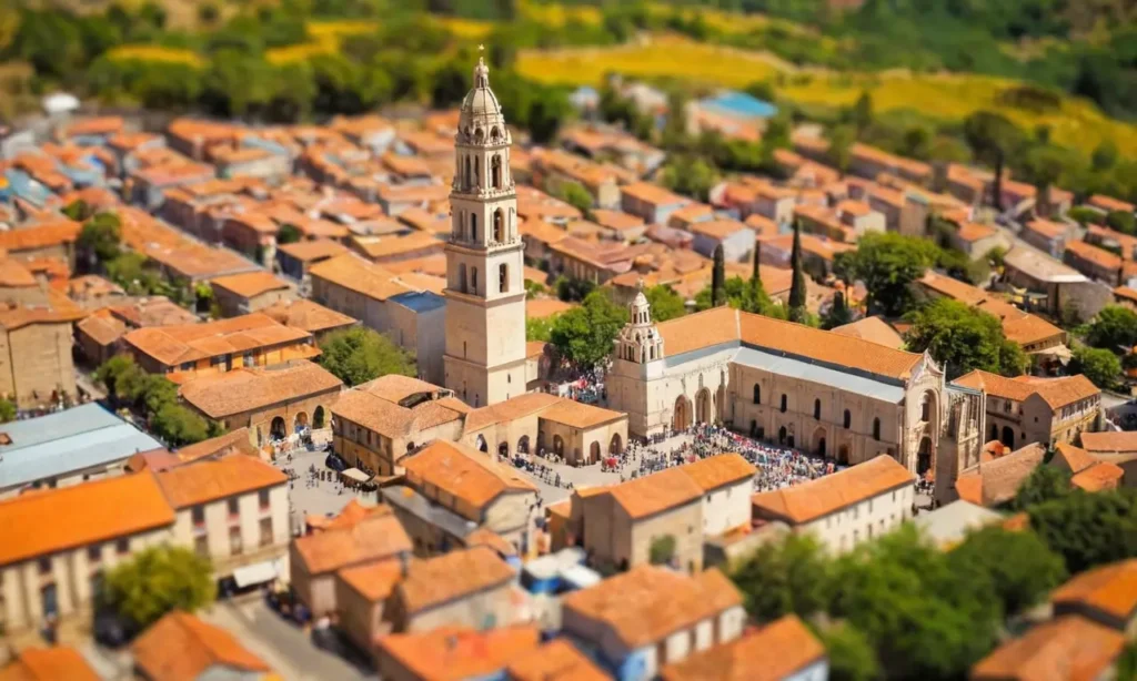 Papel tapiz vibrante de Santiago con imágenes de peregrinación
