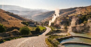 Ourense: paisaje termal y romano cautivador