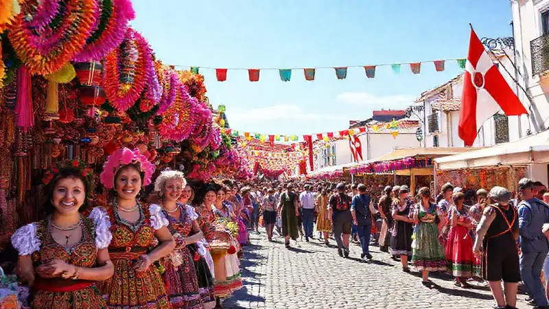 El carnaval gallego es alegre y colorido