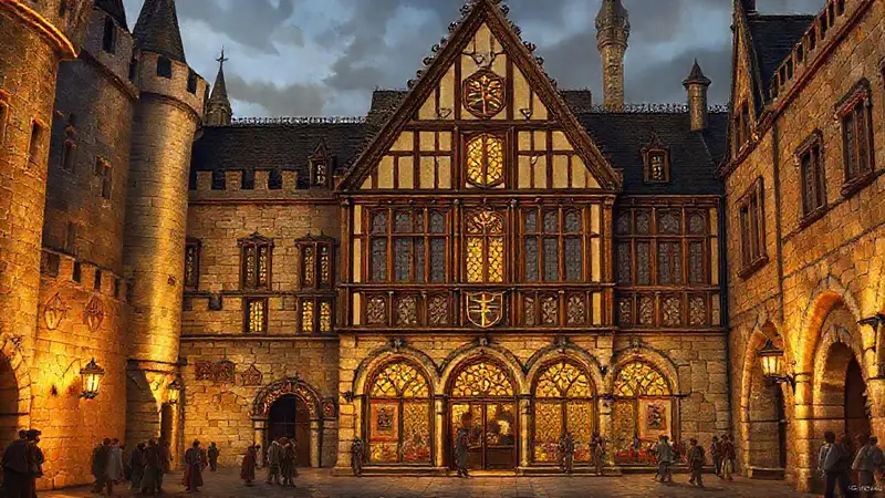 Una ciudad medieval imponente y histórica