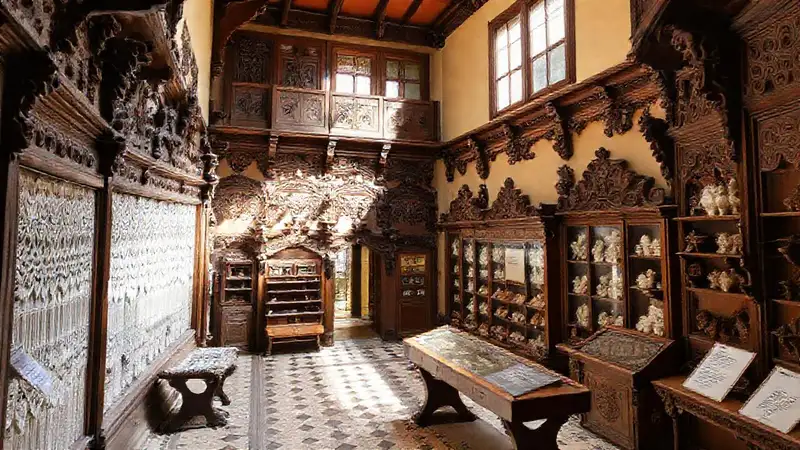 Un museo galicés de encaje histórico