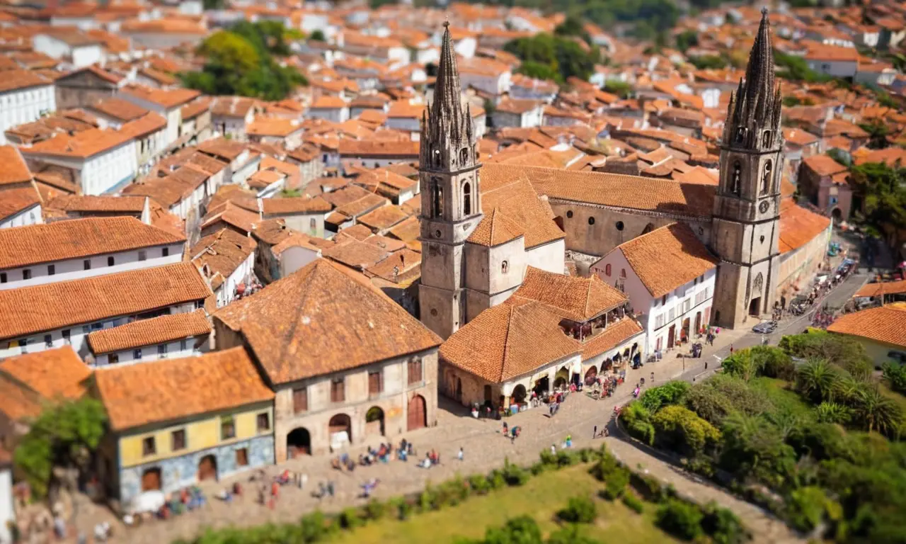 El papel pintado exhibe la belleza de Caldas de Reis