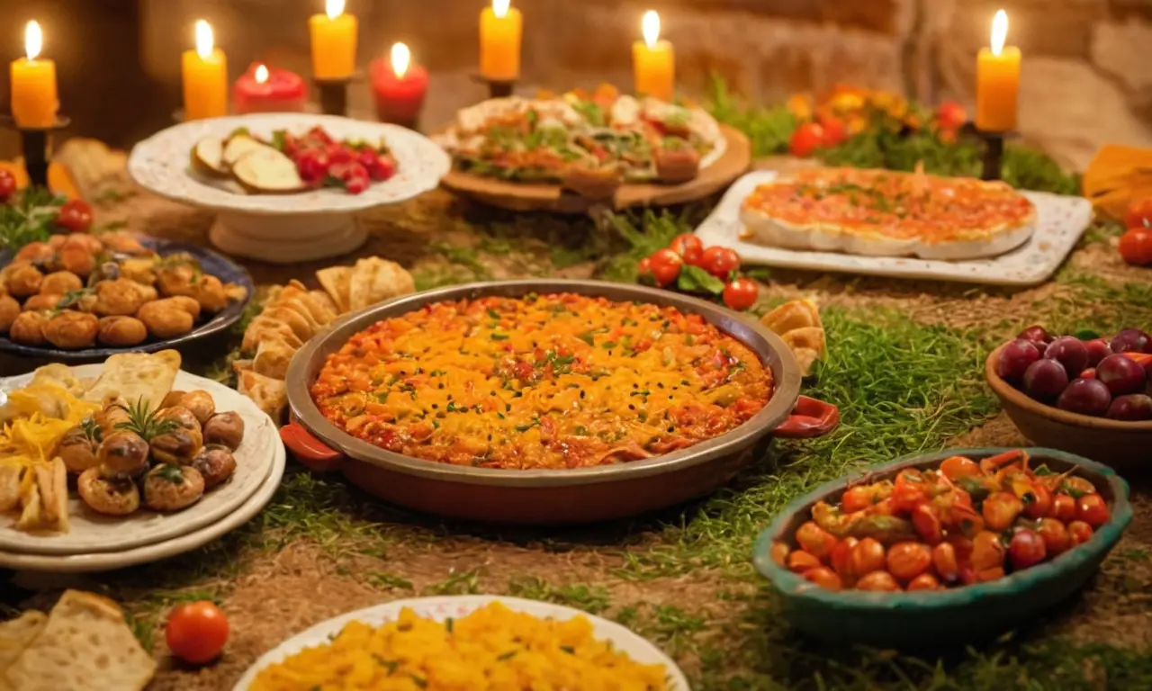 Comida española festiva