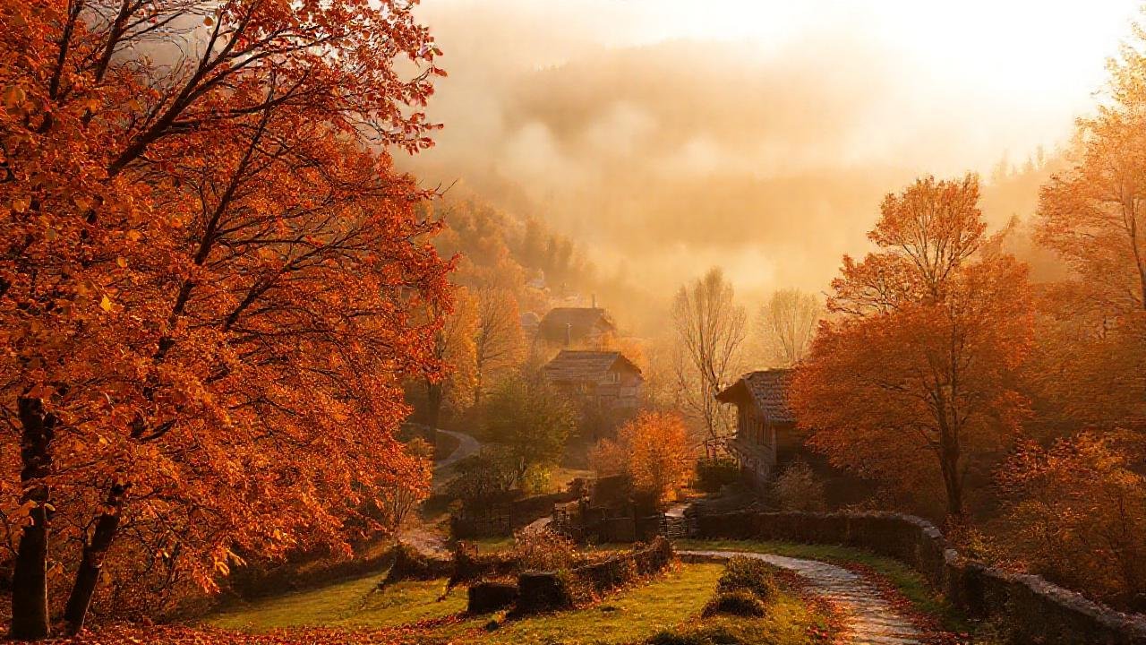 El otoño empaña la belleza serena