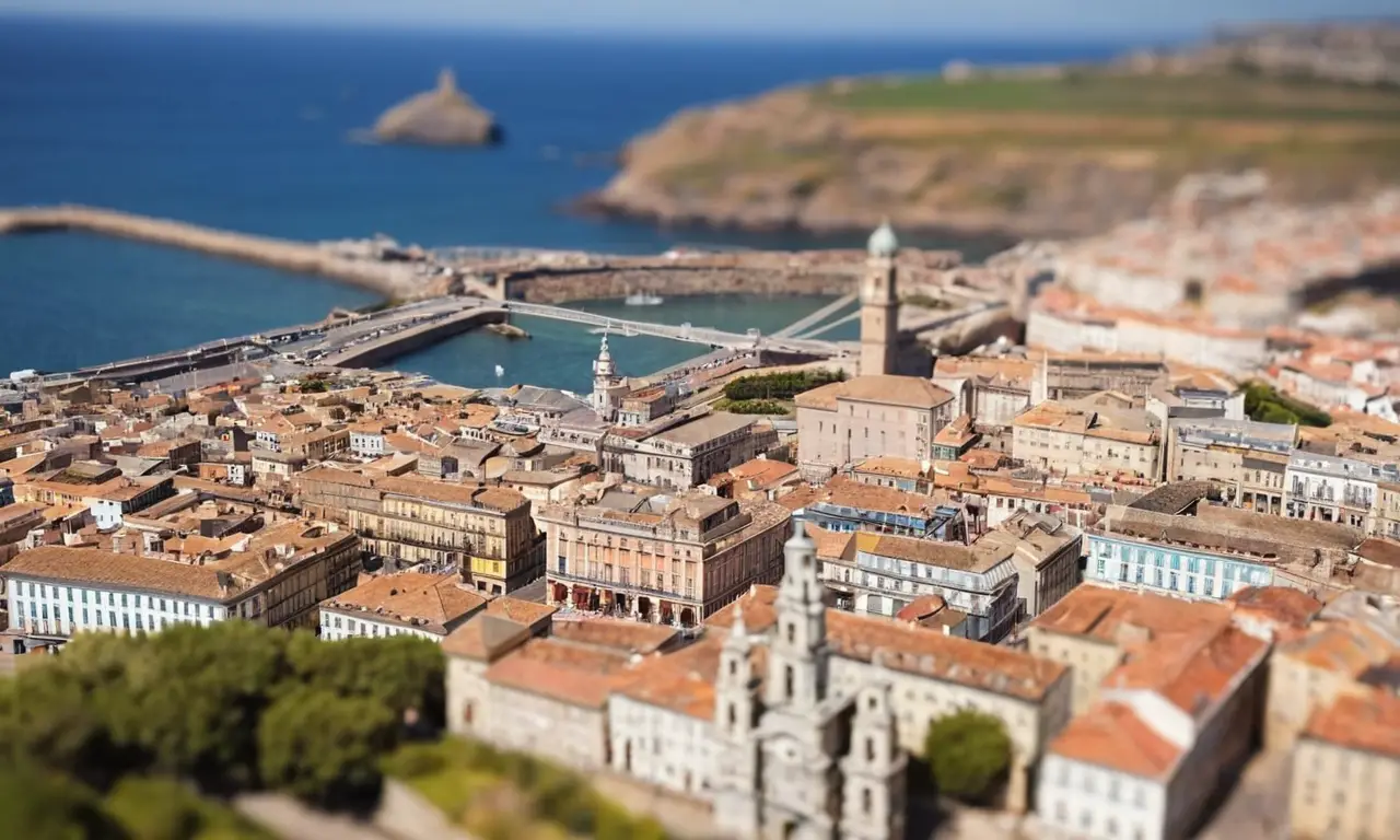 Ribadeo se muestra en papel tapiz
