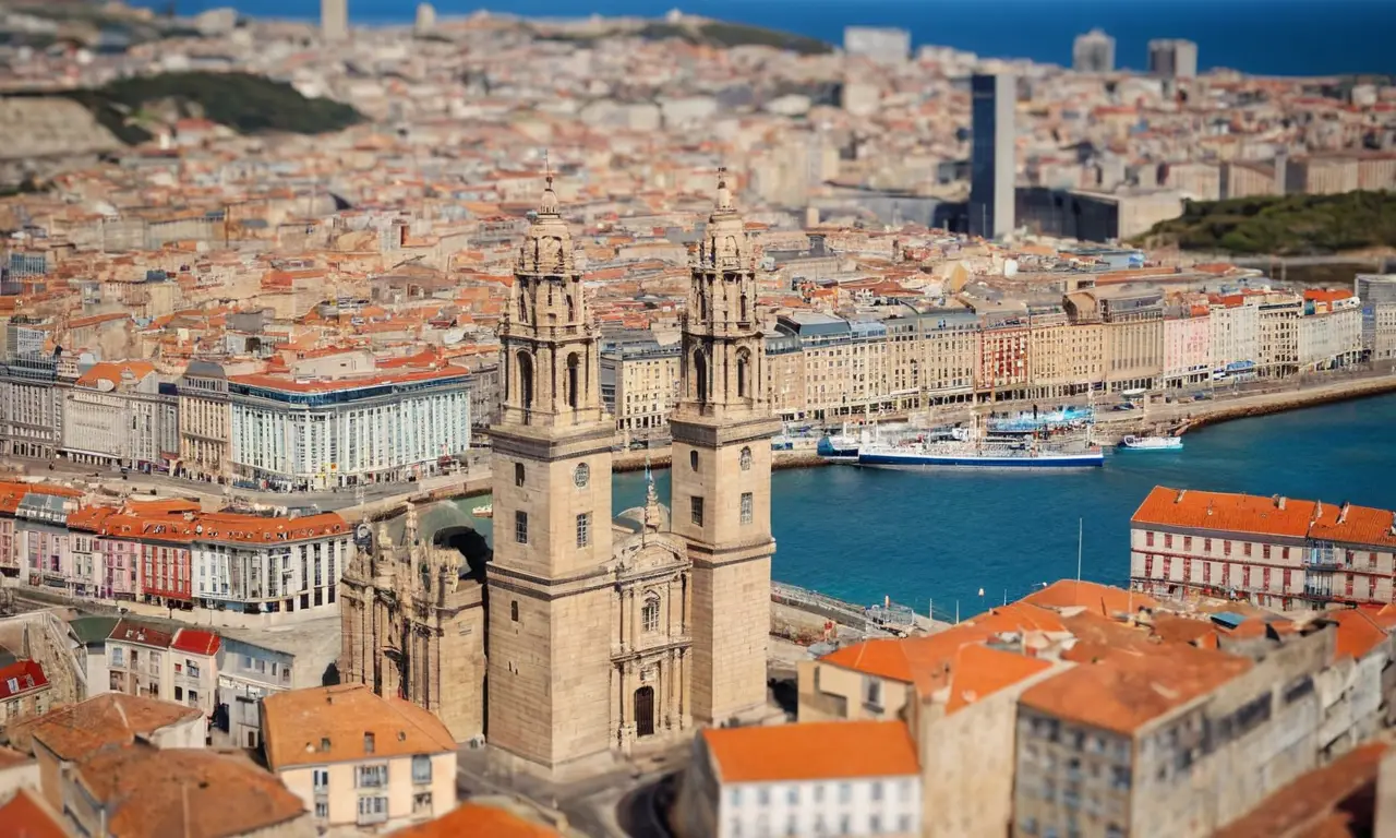 El papel pintado muestra la cultura gallega de A Coruña