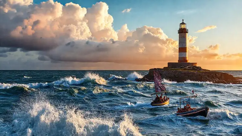El faro de Finisterre ilumina viajes seguros