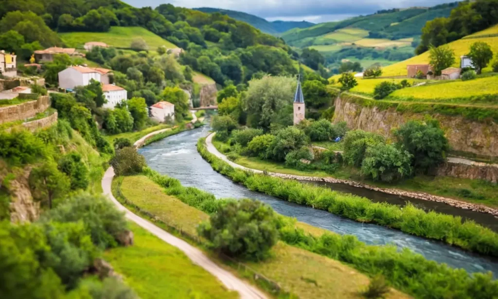 El papel pintado muestra paisajes minos y culturales