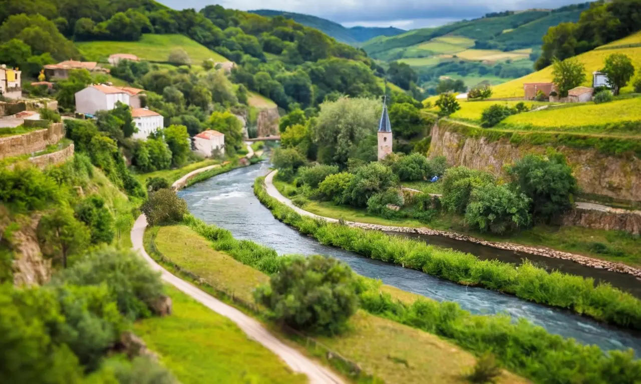 El papel pintado muestra paisajes minos y culturales