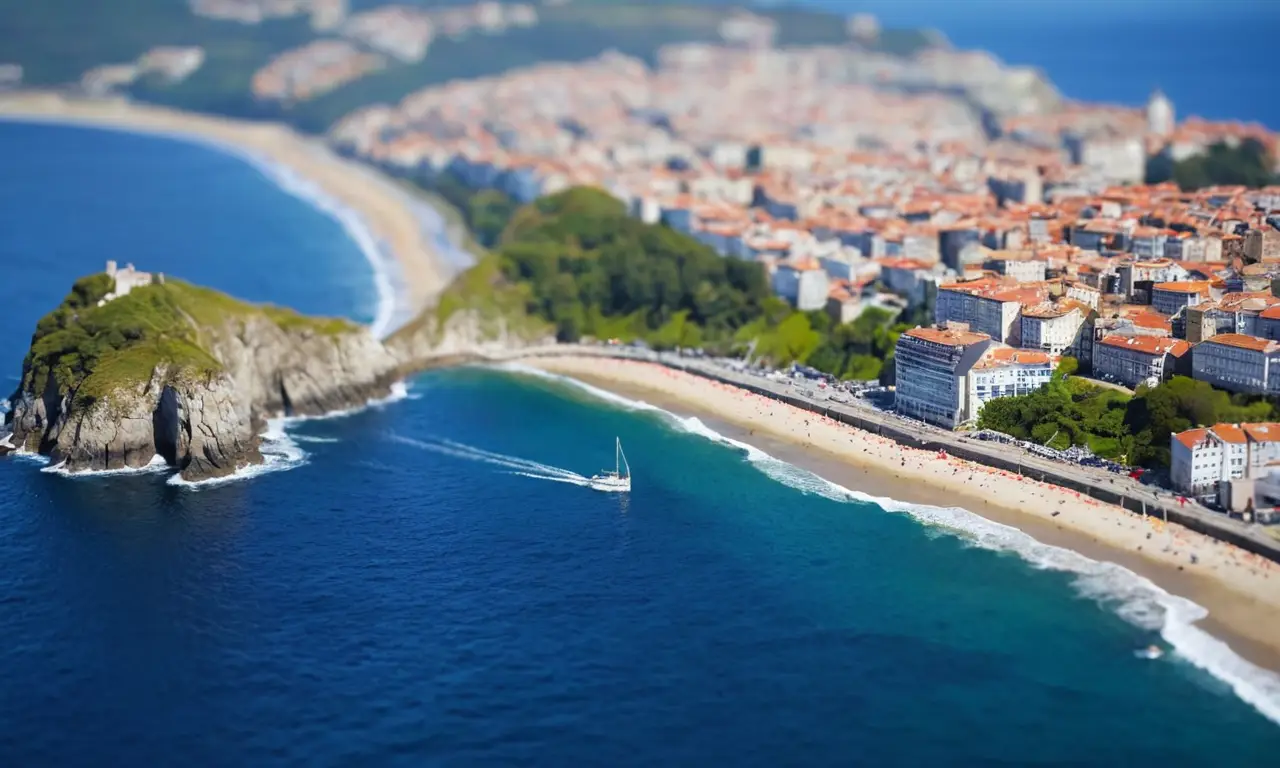 Guía de viaje: Vigo costero azul y blanco