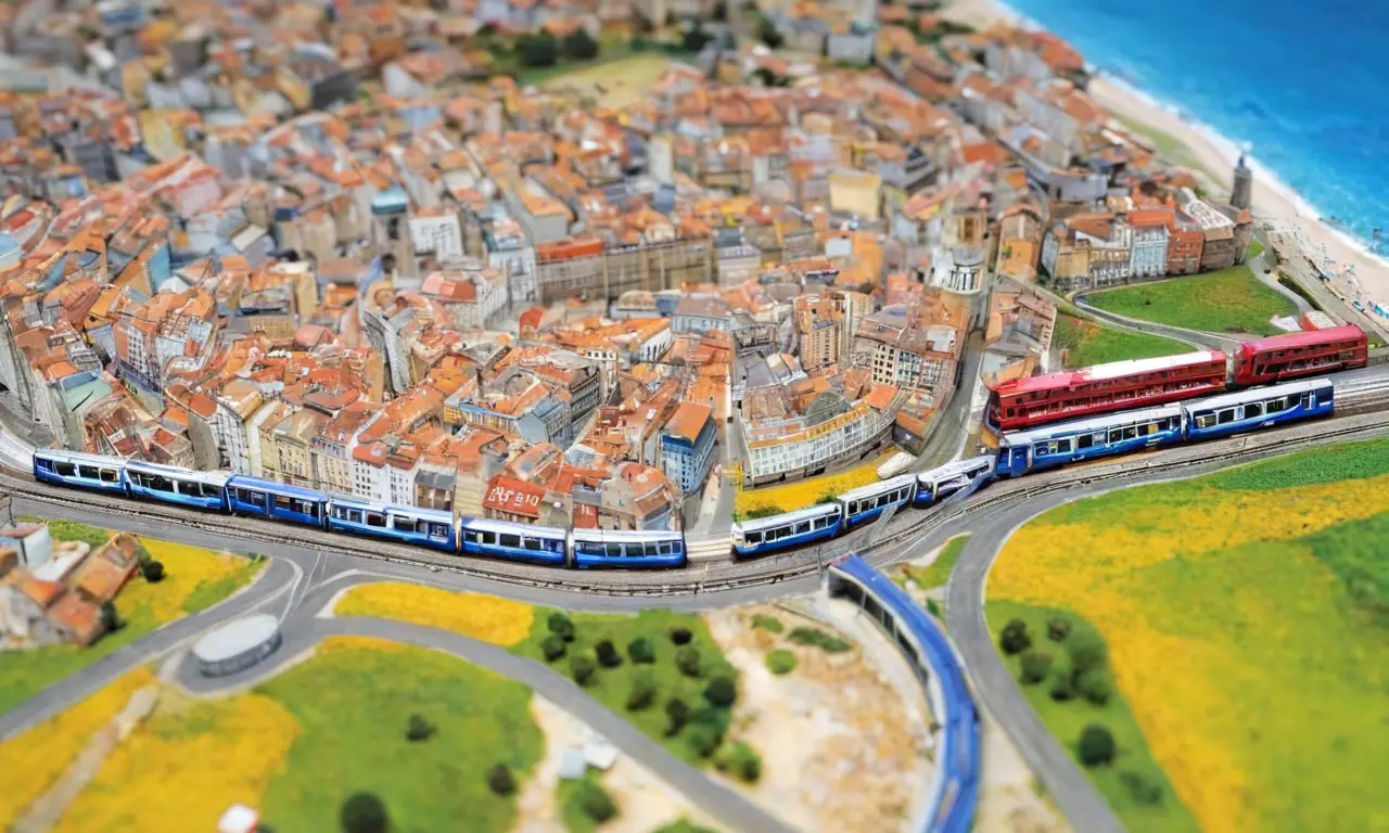 Guía de transporte de A Coruña: mapas claros y coloridos