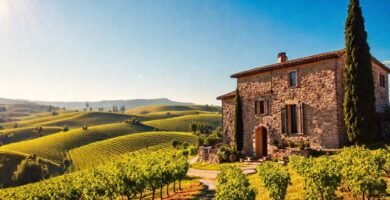 Un paisaje rural y acogedor