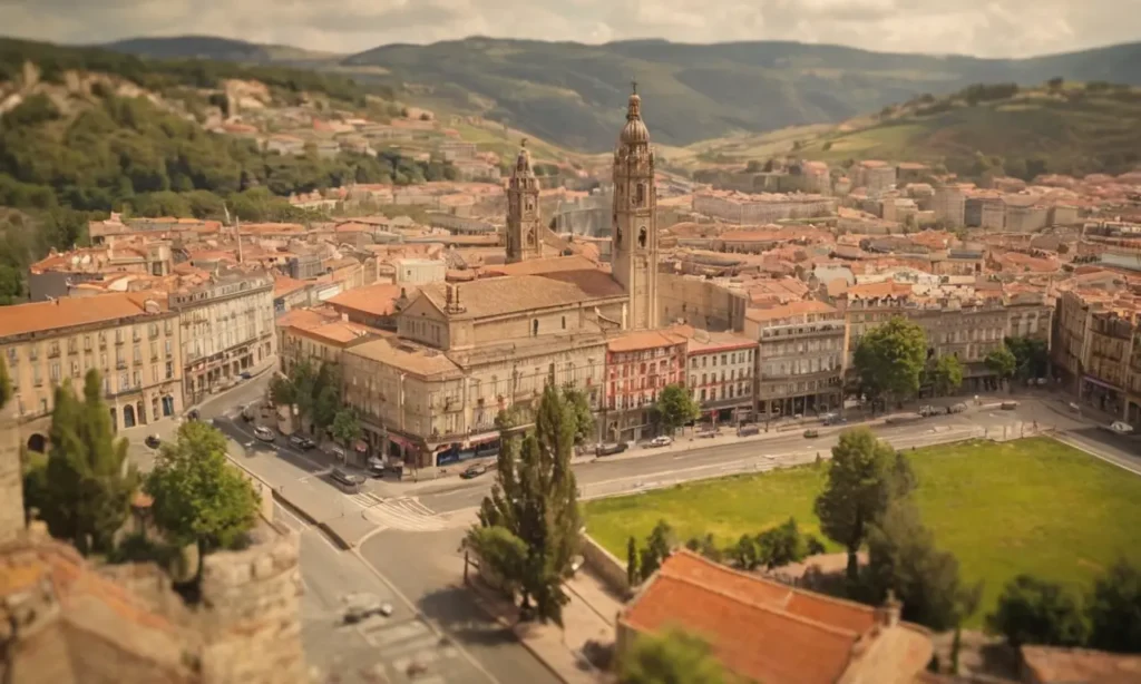 Papel pintado retro con detalles de Ourense