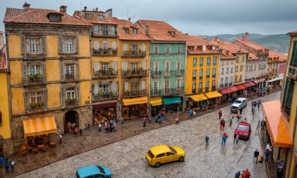 Pontevedra lluviosa: aventuras vibrantes e ilustraciones detalladas