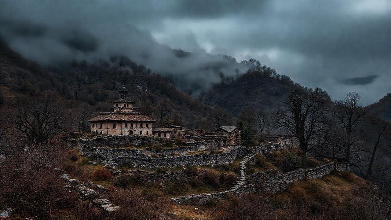 Ruinas monásticas evocan melancolía y misterio