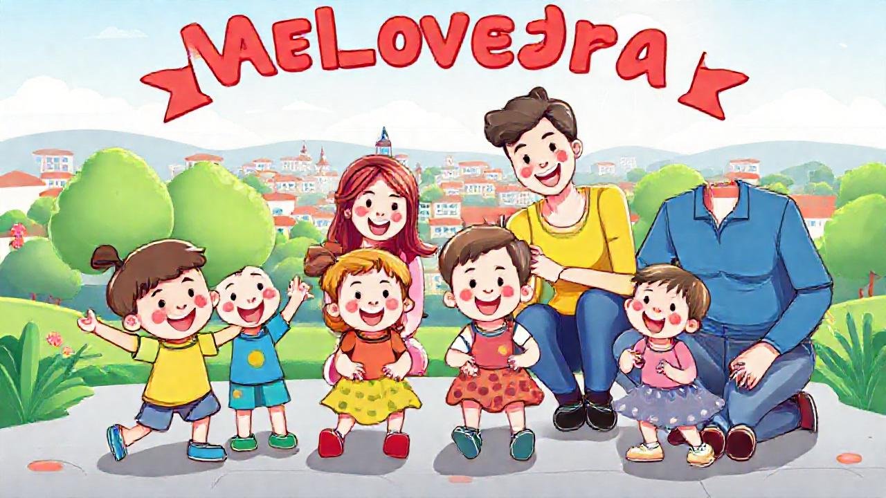 Niños felices en un día soleado
