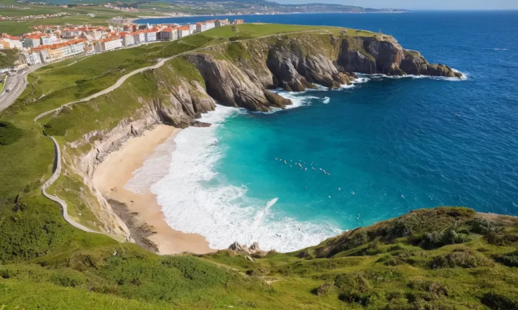 Papel pintado de delfines y A Coruña