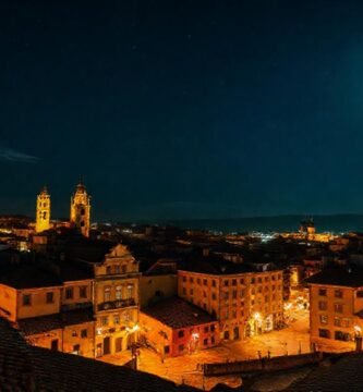 Lugo nocturna: luces