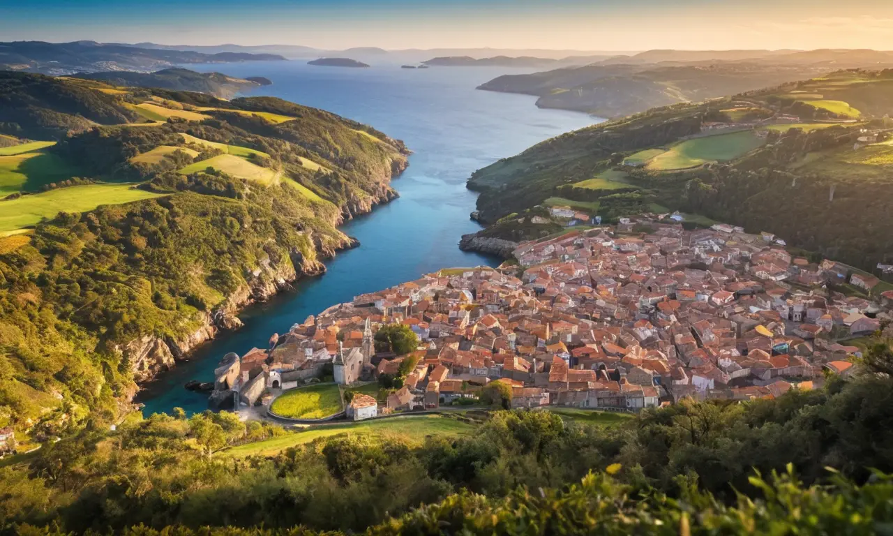 Hay un papel pintado de Galicia