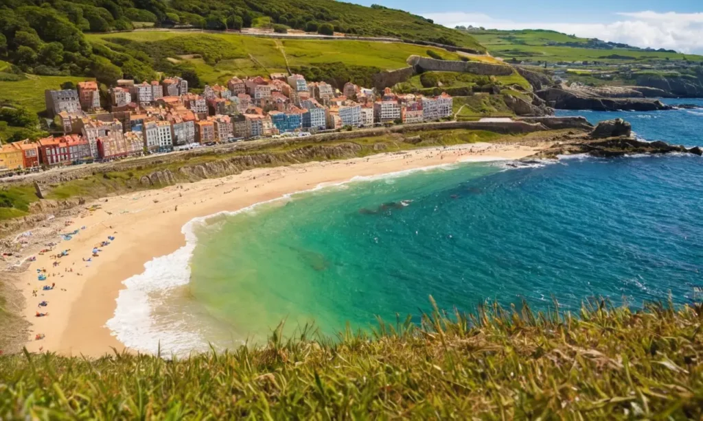 Playas vibrantes de A Coruña