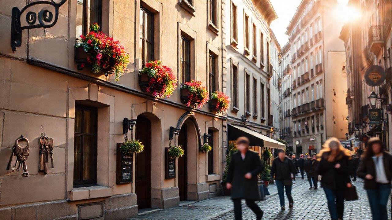 Un hotel antiguo irradia encanto europeo