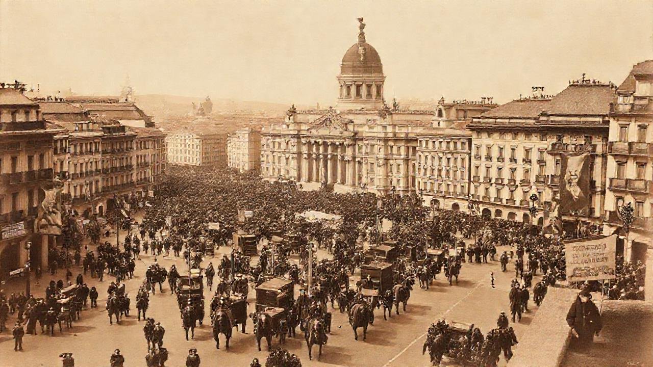 Pontevedra 1850s: ciudad bulliciosa y histórica