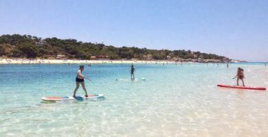 Playa samil: sol