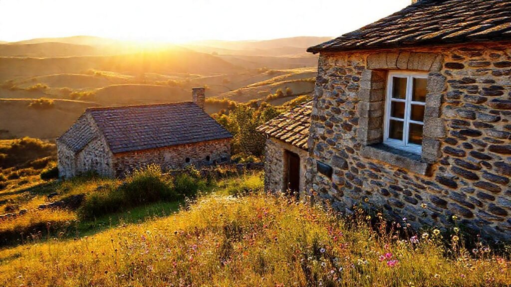 Casa de piedra gallega