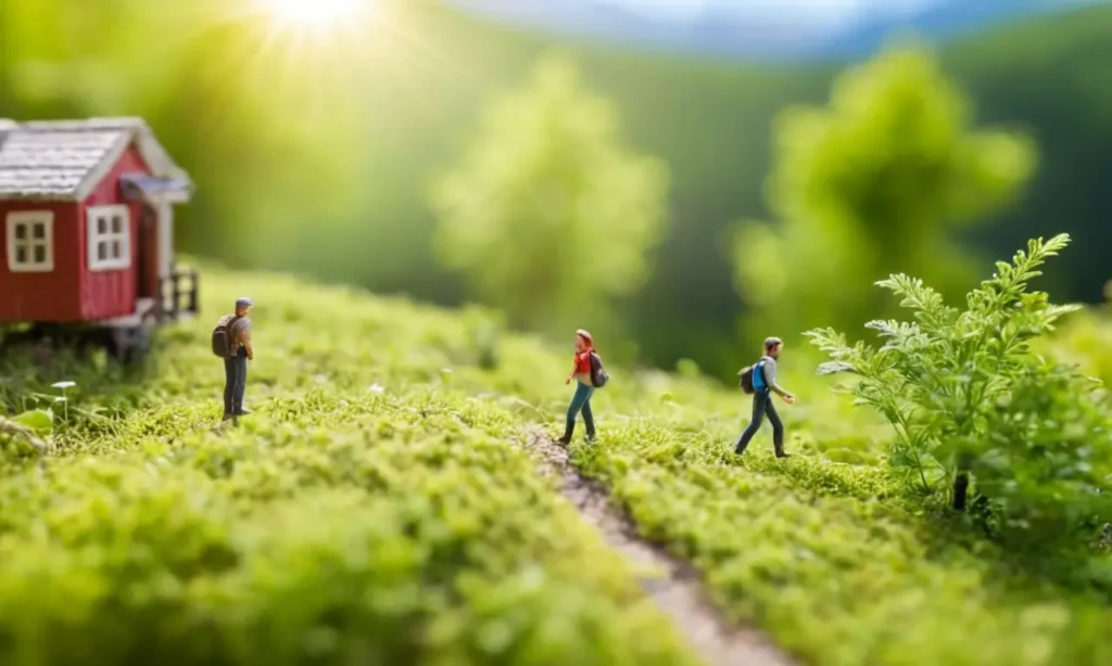 Escena veraniega vibrante y alegre