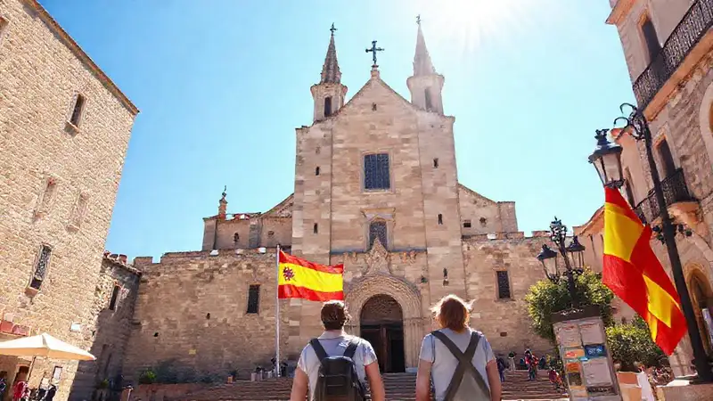 La fachada del monasterio de Ourense invita