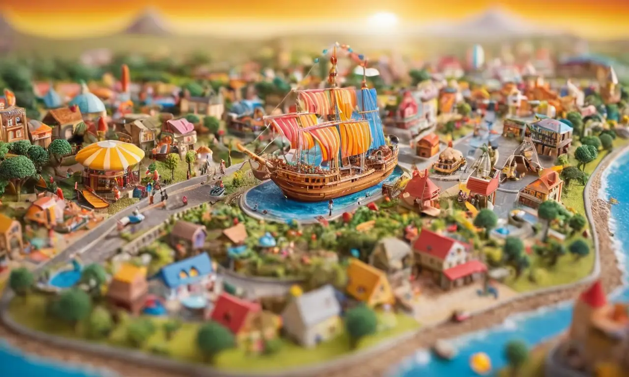 Papel tapiz colorido y divertido para mega aventuras familiares
