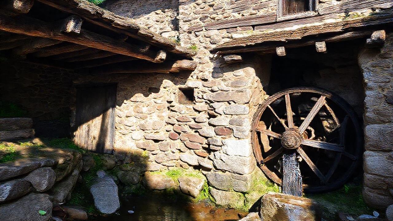 Molino de piedra gallego, tradición rural