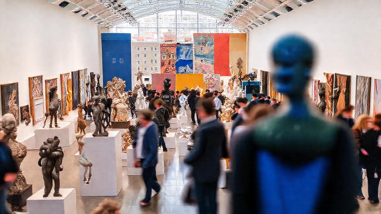 Galería moderna en A Coruña, arte vibrante