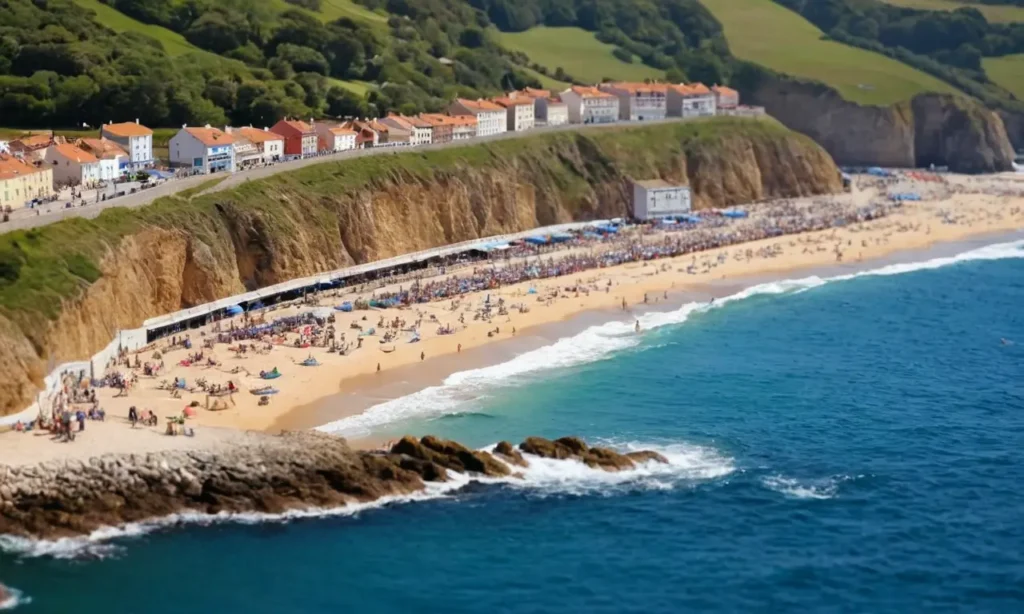 Llegada a Sanxenxo con costas vibrantes
